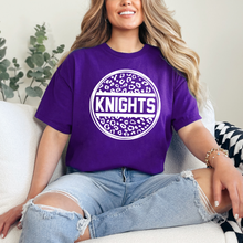 Knights Leopard Print Circle Girly T-Shirt