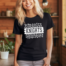 Knights Leopard Print Girly T-Shirt