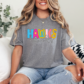 Hawks Funky & Fun Doodle T-Shirt