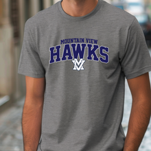 Mountain View Hawks Arched Design T-Shirt