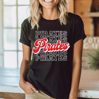 Pirates Cursive T-Shirt