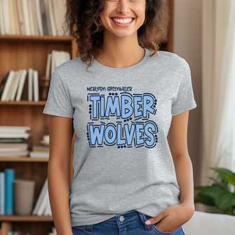 Western Greenbrier Timberwolves Doodles T-Shirt